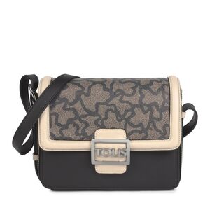 TOUS Medium Black and White Kaos Icon Crossbody bag